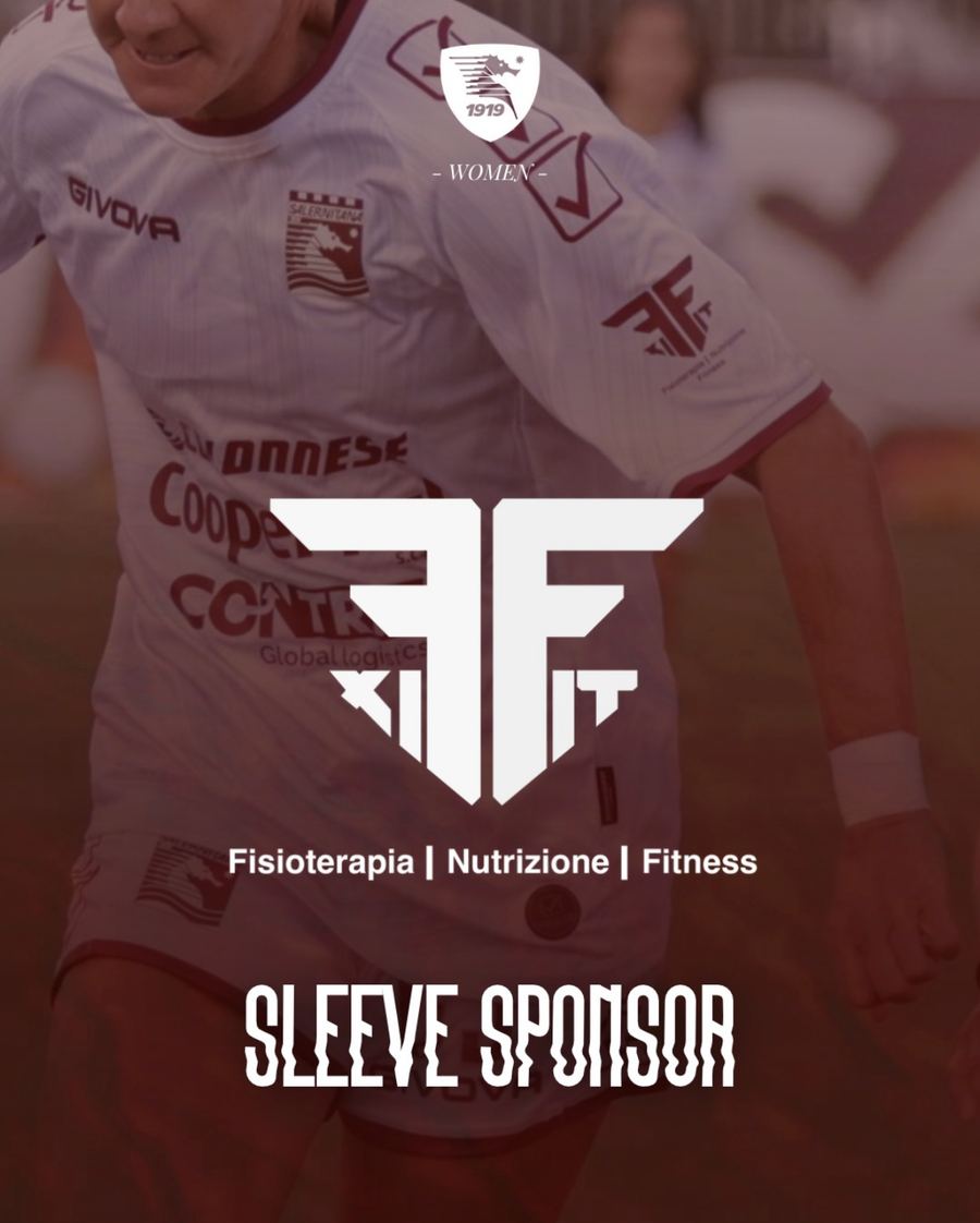 Grafica ufficiale Salernitana Women: Fix&Fit sleeve sponsor